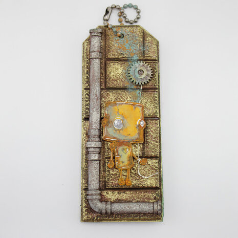 Cosmic Shimmer Silicone Mould Riveted Metal Plate (DM0053-CS)