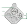 Cosmic Shimmer Silicone Mould Mini Cogs & Gears (CE0152-CS)