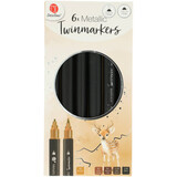 DécoTime 6 Metallic Twinmarkers Natural Oak (3005109)