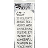 Stampers Anonymous Tim Holtz Christmas Layering Stencil (THS030)