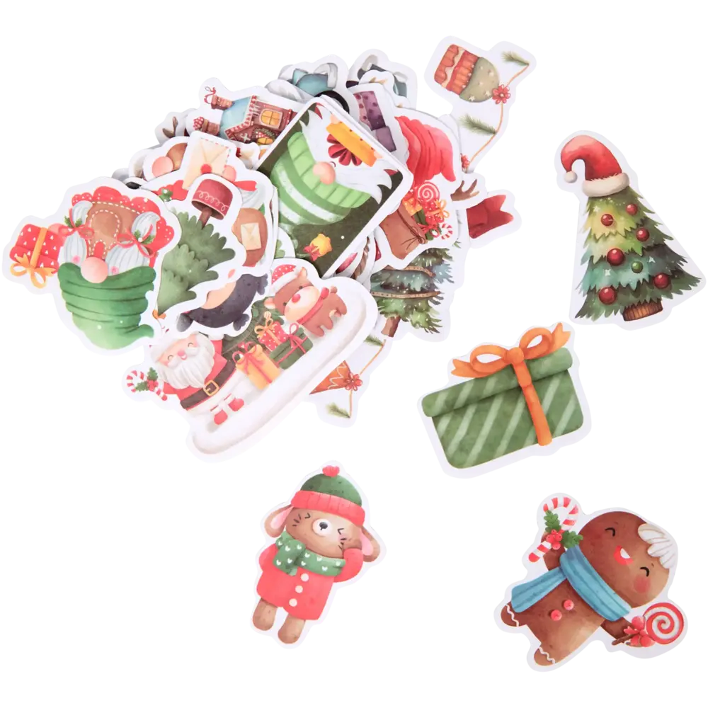 DécoTime Christmas Paper Die Cuts Jolly Christmas Characters (3217090)