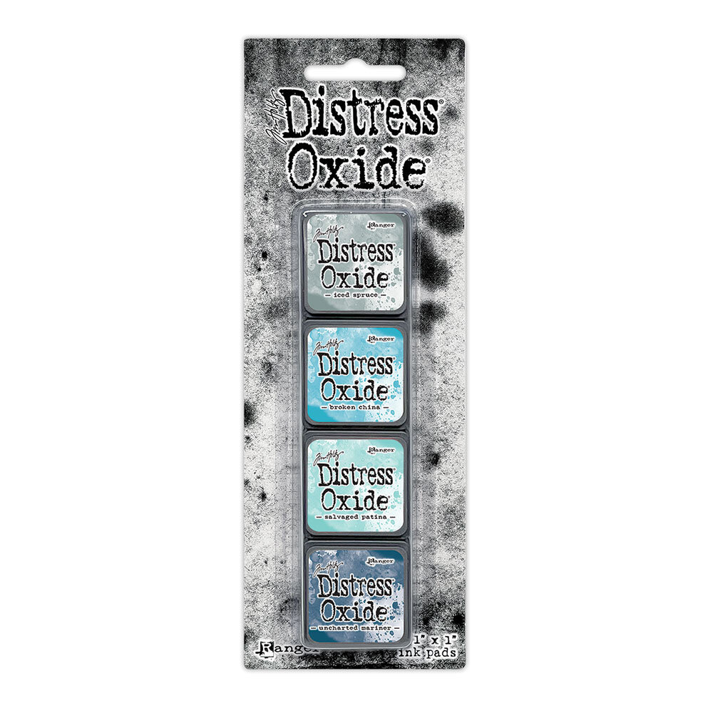 Ranger PRE-ORDER Distress Mini Oxide Ink Pad Kit #16 (TDIK91622) Ranger PRE-ORDER Distress Mini Oxide Ink Pad Kit #16 (TDIK91622)
