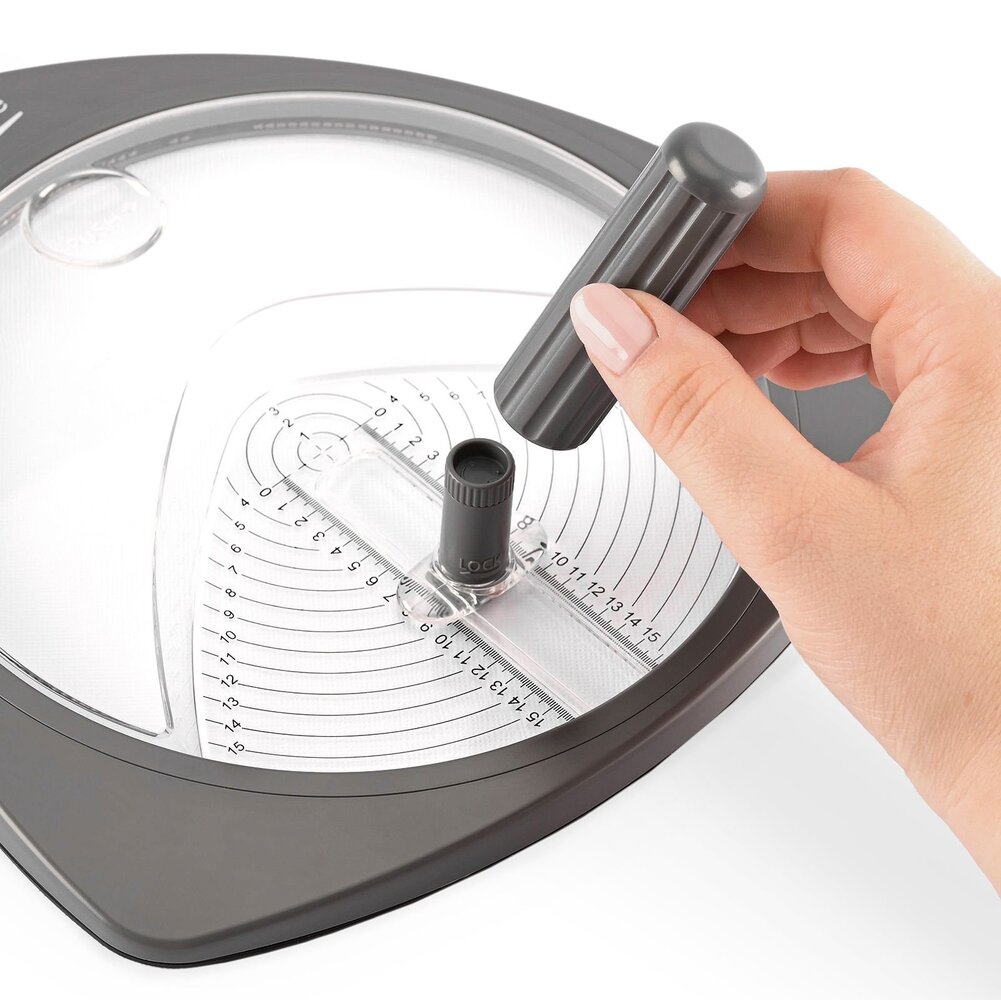 Vaessen Creative Cirkelsnijder Ø15cm Graphite (1004-0015) Vaessen Creative Cirkelsnijder Ø15cm Graphite (1004-0015)