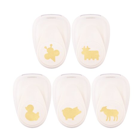 Vaessen Creative Figuurpons Set Boerderijdieren Medium (5pcs) (2137-119) Vaessen Creative Figuurpons Set Boerderijdieren Medium (5pcs) (2137-119)