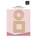 Vaessen Creative Snijmal Geschulpte Cirkels & Vierkanten (3625-0209)