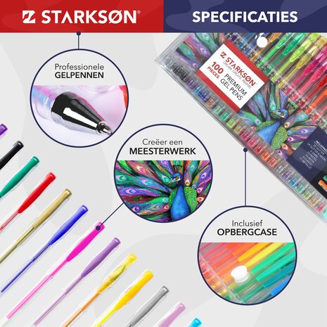 Starkson Premium Quality Gel Pen Set (ST-GL-00-MU-709) Starkson Premium Quality Gel Pen Set (ST-GL-00-MU-709)