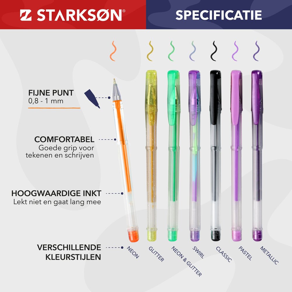 Starkson Premium Quality Gel Pen Set (ST-GL-00-MU-709) Starkson Premium Quality Gel Pen Set (ST-GL-00-MU-709)