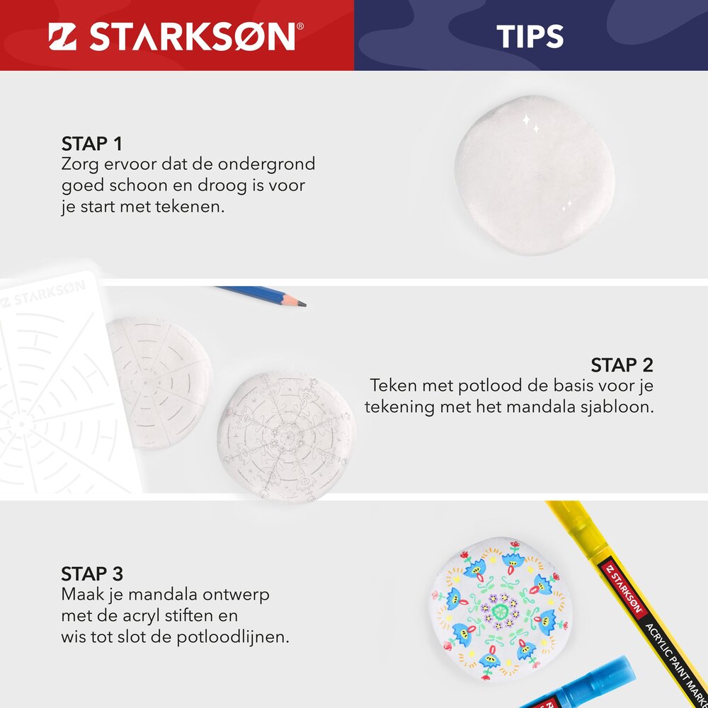 Starkson Premium Quality Acrylic Paint Marker Set (ST-AC-SE-MU-574) Starkson Premium Quality Acrylic Paint Marker Set (ST-AC-SE-MU-574)