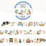 Lettoon Purrfect Cat Washi Tape 15mm