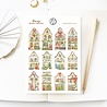 Lettoon Cozy Winter Houses Sticker Sheet Lettoon Cozy Winter Houses Sticker Sheet