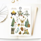 Lettoon Warmth in the Woods Sticker Sheet