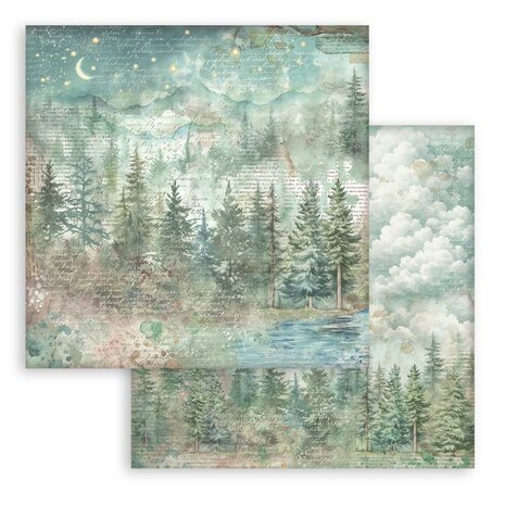 Stamperia Herbarium Silvae Maxi Background 12x12 Inch Paper Pack (SBBL180) Stamperia Herbarium Silvae Maxi Background 12x12 Inch Paper Pack (SBBL180)