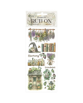 Stamperia Herbarium Silvae Rub-On 4x8,5 Inch Lavender (DFLRB212) Stamperia Herbarium Silvae Rub-On 4x8,5 Inch Lavender (DFLRB212)