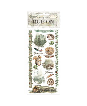 Stamperia Herbarium Silvae Rub-On 4x8,5 Inch Forest (DFLRB213) Stamperia Herbarium Silvae Rub-On 4x8,5 Inch Forest (DFLRB213)