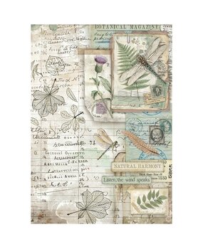 Stamperia Herbarium Silvae A4 Rice Paper Botanic (DFSA41078) Stamperia Herbarium Silvae A4 Rice Paper Botanic (DFSA41078)