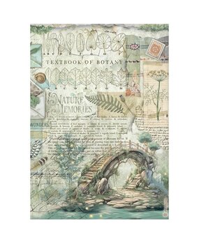 Stamperia Herbarium Silvae A4 Rice Paper Bridge (DFSA41079) Stamperia Herbarium Silvae A4 Rice Paper Bridge (DFSA41079)