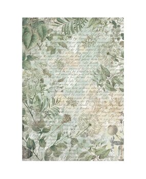 Stamperia Herbarium Silvae A4 Rice Paper Leaves Background (DFSA41080) Stamperia Herbarium Silvae A4 Rice Paper Leaves Background (DFSA41080)