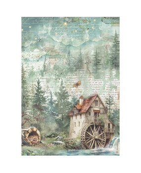 Stamperia Herbarium Silvae A4 Rice Paper Mill (DFSA41082) Stamperia Herbarium Silvae A4 Rice Paper Mill (DFSA41082)