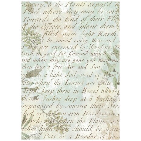 Stamperia Herbarium Silvae A6 Rice Paper Backgrounds (DFSAK6048) Stamperia Herbarium Silvae A6 Rice Paper Backgrounds (DFSAK6048)