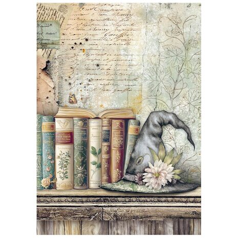 Stamperia Herbarium Silvae A6 Mini Rice Paper (DFSA6X02) Stamperia Herbarium Silvae A6 Mini Rice Paper (DFSA6X02)