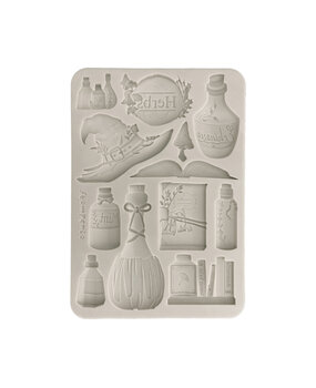 Stamperia Herbarium Silvae A5 Silicon Mould Alchemy (KACMA596)