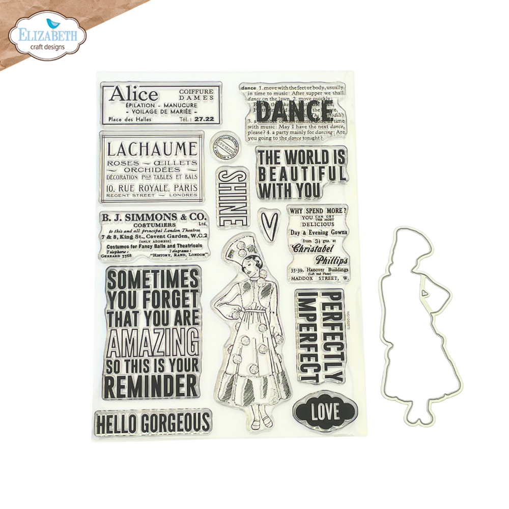 Elizabeth Craft Designs Winter Wanderlust Stamp & Dies Getting Festive (CSD435) Elizabeth Craft Designs Winter Wanderlust Stamp & Dies Getting Festive (CSD435)