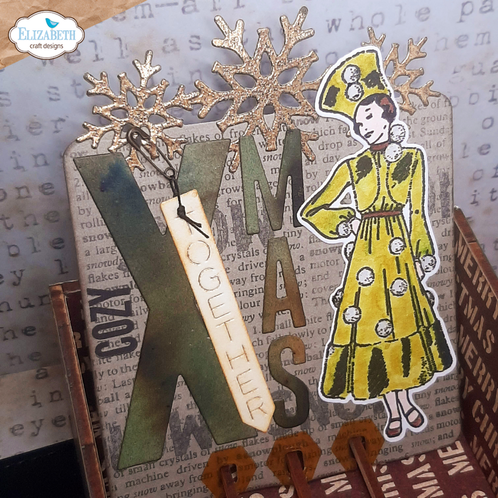 Elizabeth Craft Designs Winter Wanderlust Stamp & Dies Getting Festive (CSD435) Elizabeth Craft Designs Winter Wanderlust Stamp & Dies Getting Festive (CSD435)