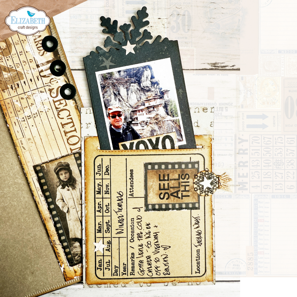 Elizabeth Craft Designs Winter Wanderlust A5 Clear Stamps Months (CS437) Elizabeth Craft Designs Winter Wanderlust A5 Clear Stamps Months (CS437)