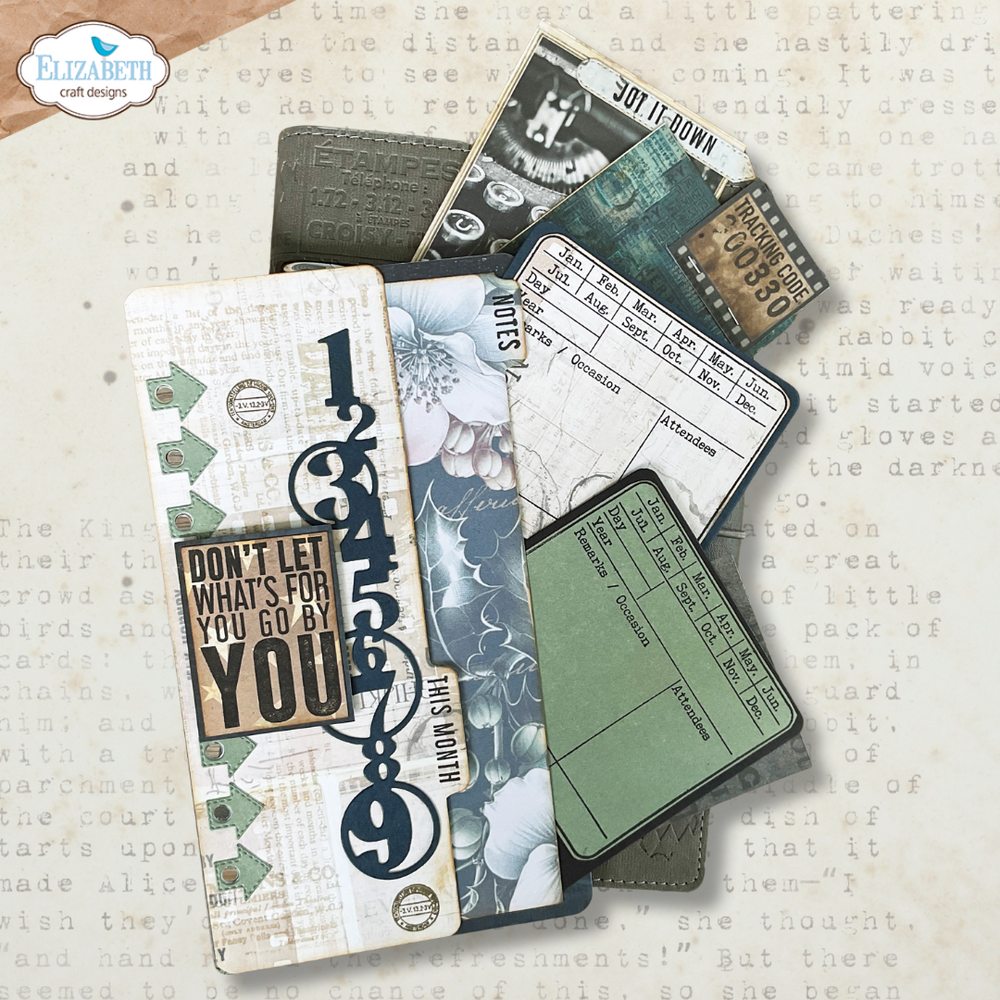 Elizabeth Craft Designs Winter Wanderlust A5 Clear Stamps Months (CS437) Elizabeth Craft Designs Winter Wanderlust A5 Clear Stamps Months (CS437)