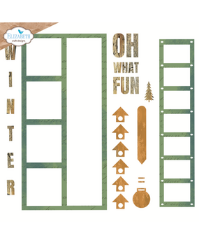 Elizabeth Craft Designs Winter Wanderlust Dies Window Overlay 1 (2314) Elizabeth Craft Designs Winter Wanderlust Dies Window Overlay 1 (2314)