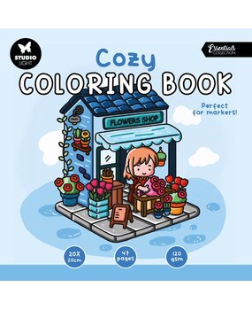 Studio Light 8x8 Inch Cozy Coloring Book (SL-ES-CB03) Studio Light 8x8 Inch Cozy Coloring Book (SL-ES-CB03)