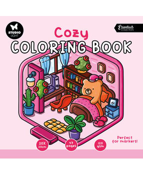 Studio Light 8x8 Inch Cozy Coloring Book (SL-ES-CB05) Studio Light 8x8 Inch Cozy Coloring Book (SL-ES-CB05)