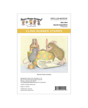 Spellbinders House-Mouse Designs Secret Ingredient Cling Rubber Stamp (RSC-064)