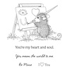 Spellbinders PRE-ORDER House-Mouse Designs Heart and Soul Cling Rubber Stamp (RSC-065) Spellbinders PRE-ORDER House-Mouse Designs Heart and Soul Cling Rubber Stamp (RSC-065)