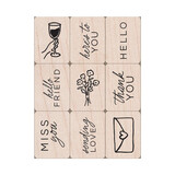 Hero Arts PRE-ORDER Everyday Mini Tub Woodblock Stamps (LP514) Hero Arts PRE-ORDER Everyday Mini Tub Woodblock Stamps (LP514)