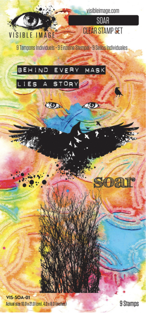 Visible Image Soar 4x8 Inch Stamp Set (VIS-SOA-01)