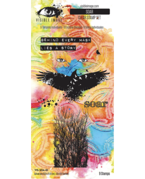 Visible Image Soar 4x8 Inch Stamp Set (VIS-SOA-01) Visible Image Soar 4x8 Inch Stamp Set (VIS-SOA-01)