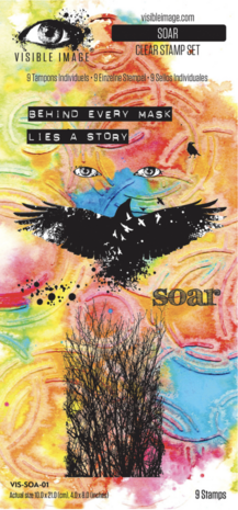 Visible Image Soar 4x8 Inch Stamp Set (VIS-SOA-01)