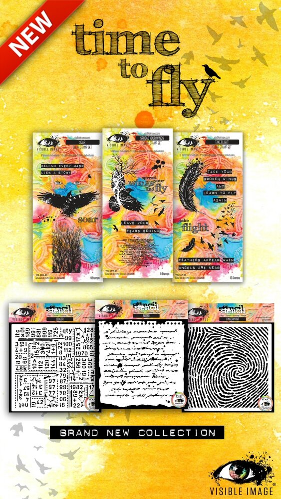 Visible Image Fingerprint 6x6 Inch Stencil (VIS-FIN-03)