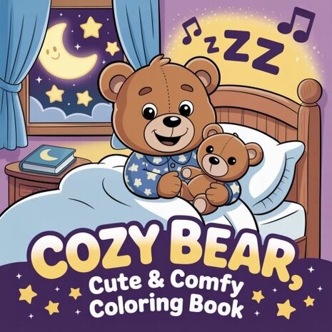 Find It Trading Coloring Book Cozy Bear 2 (FITCCB10002) Find It Trading Coloring Book Cozy Bear 2 (FITCCB10002)