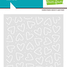 Lawn Fawn Candy Hearts Stencils (LF3967)