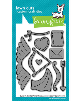 Lawn Fawn Build-A-Critter Valentine Accessories Dies (LF3957) Lawn Fawn Build-A-Critter Valentine Accessories Dies (LF3957)