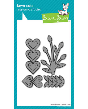 Lawn Fawn Heart Blooms Dies (LF3958) Lawn Fawn Heart Blooms Dies (LF3958)