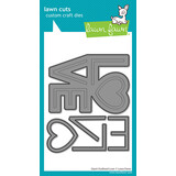 Lawn Fawn Giant Outlined Love Dies (LF3960)