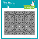 Lawn Fawn Checkered Hearts Backdrop Landscape Dies (LF3963)