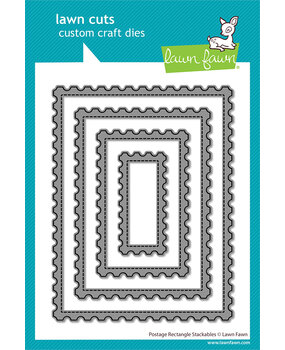Lawn Fawn Postage Rectangle Stackables Dies (LF3964) Lawn Fawn Postage Rectangle Stackables Dies (LF3964)