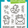 Lawn Fawn Valentine Mice Clear Stamps (LF3608)