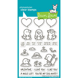 Lawn Fawn A Mole Lot Of Love Clear Stamps (LF3942)