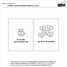 Lawn Fawn Critter Conversation Hearts Clear Stamps (LF3948)