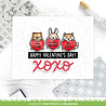 Lawn Fawn Critter Conversation Hearts Clear Stamps (LF3948)